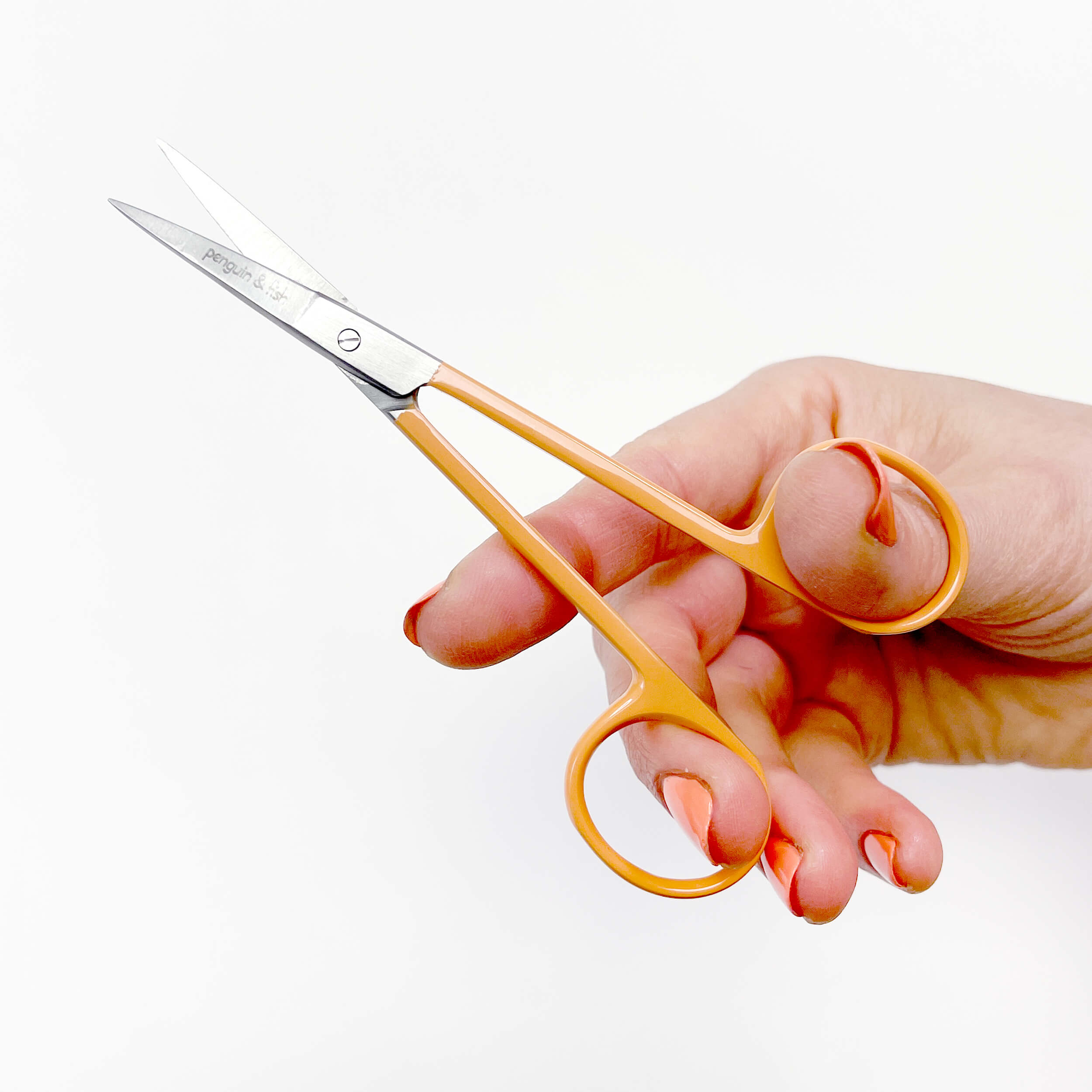 4.5-inch colorful straight embroidery scissors