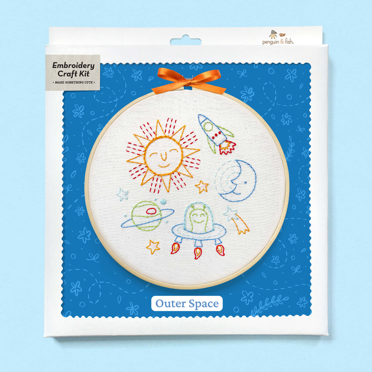 ★DESIGN SKIN★ Premium full embroidery space case outer-space-8inch-pdf-front-