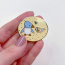 Penguin & Fish needle minder