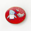 Penguin & Fish needle minder