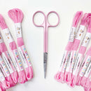 4.5-inch colorful straight embroidery scissors