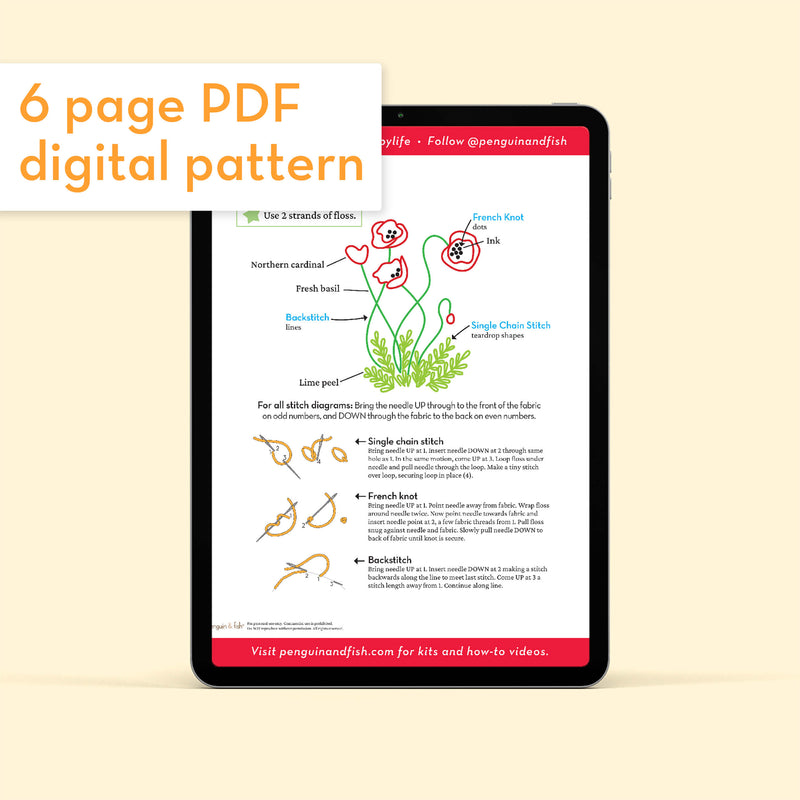 Poppy - PDF pattern