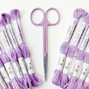 4.5-inch colorful straight embroidery scissors