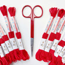 4.5-inch colorful straight embroidery scissors