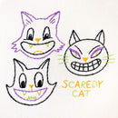 Scaredy Cat embroidery kit