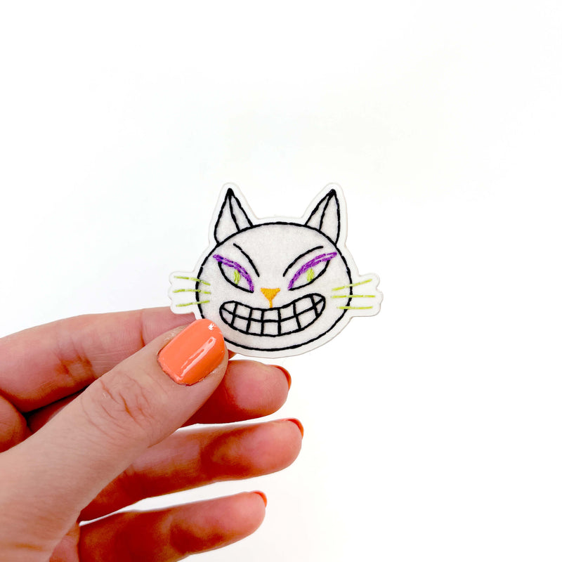 Vintage Halloween Cats sticker pack
