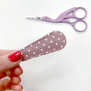 Polka-dot scissor sheath