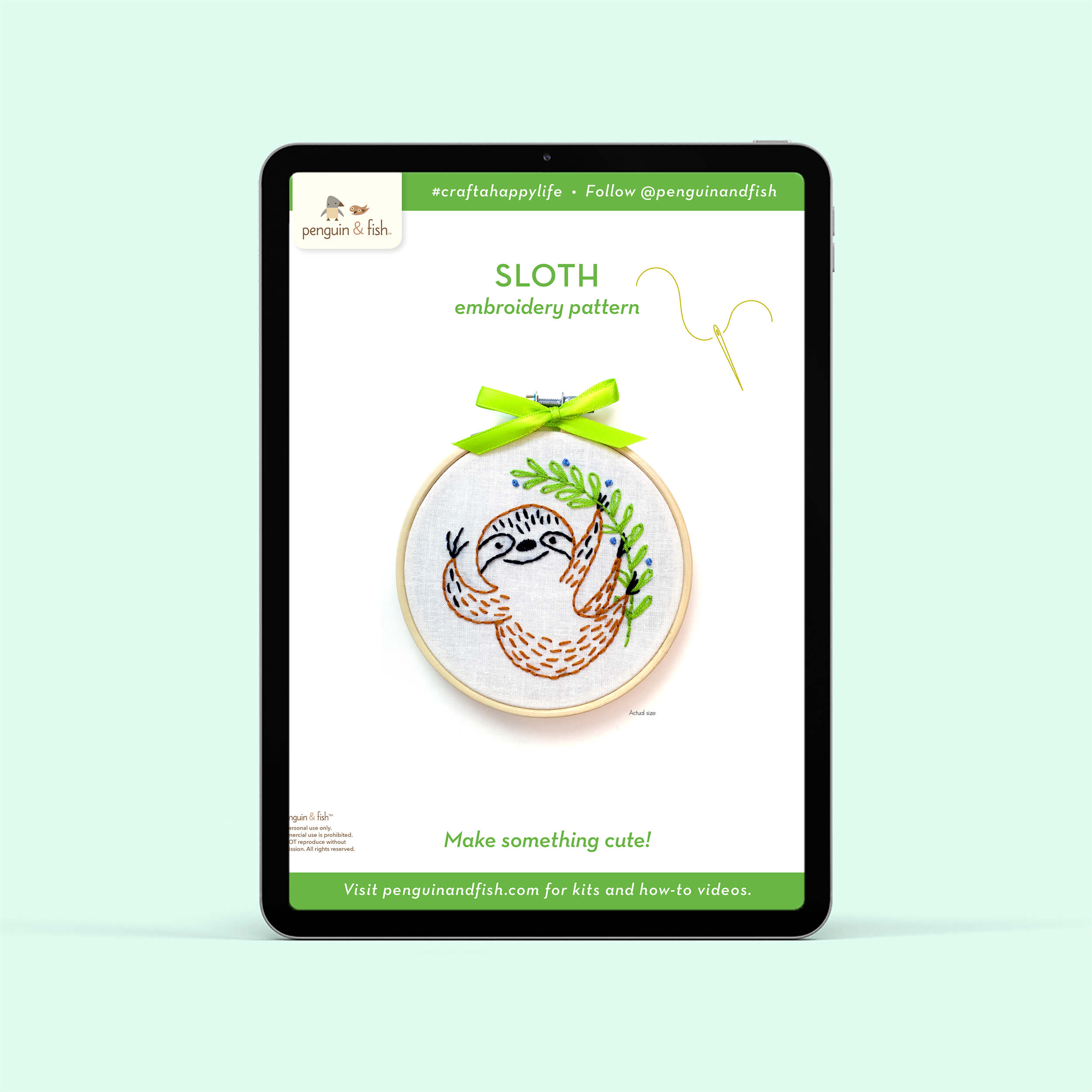Sloth - PDF pattern