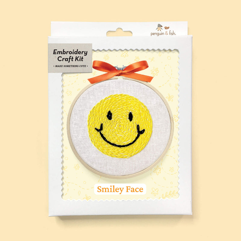 Smiley 3 embroidery kit bundle