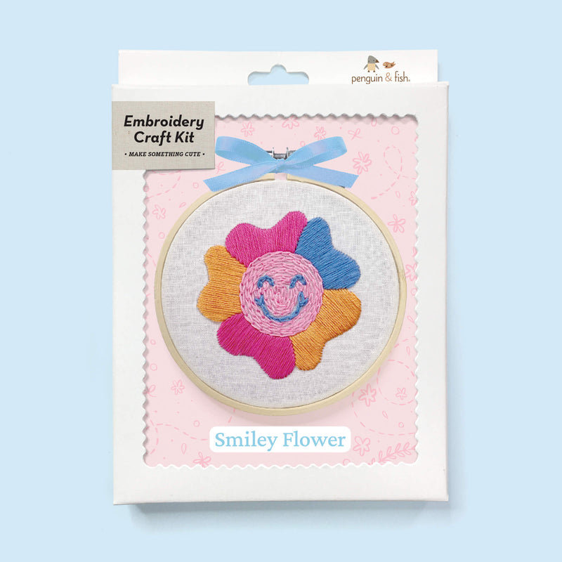 Smiley 3 embroidery kit bundle