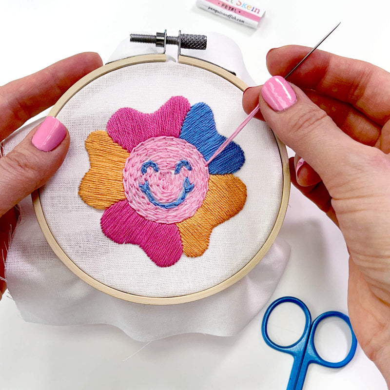 Smiley 3 embroidery kit bundle