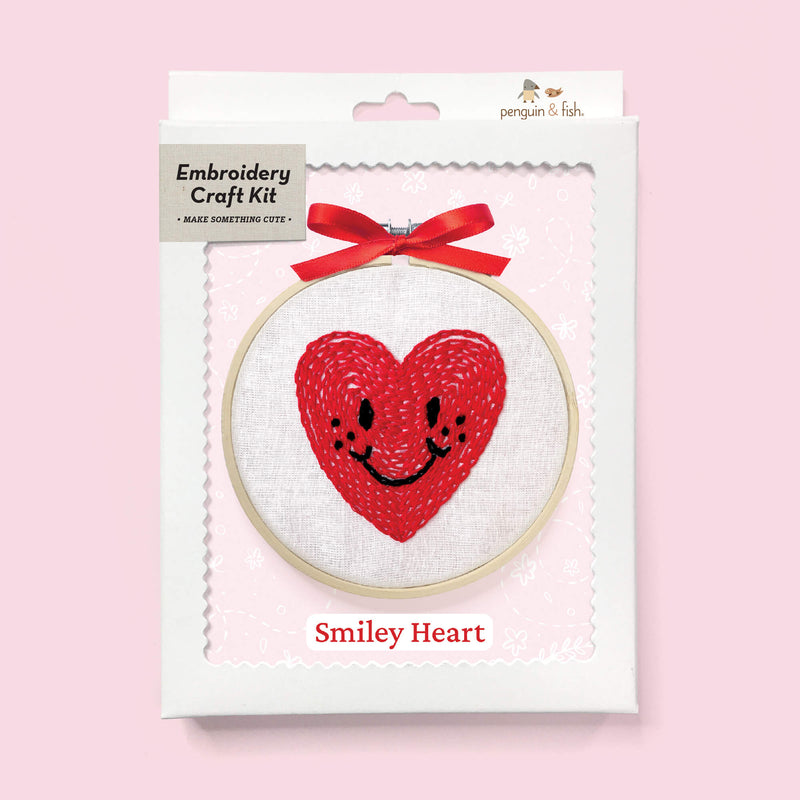 Smiley 3 embroidery kit bundle