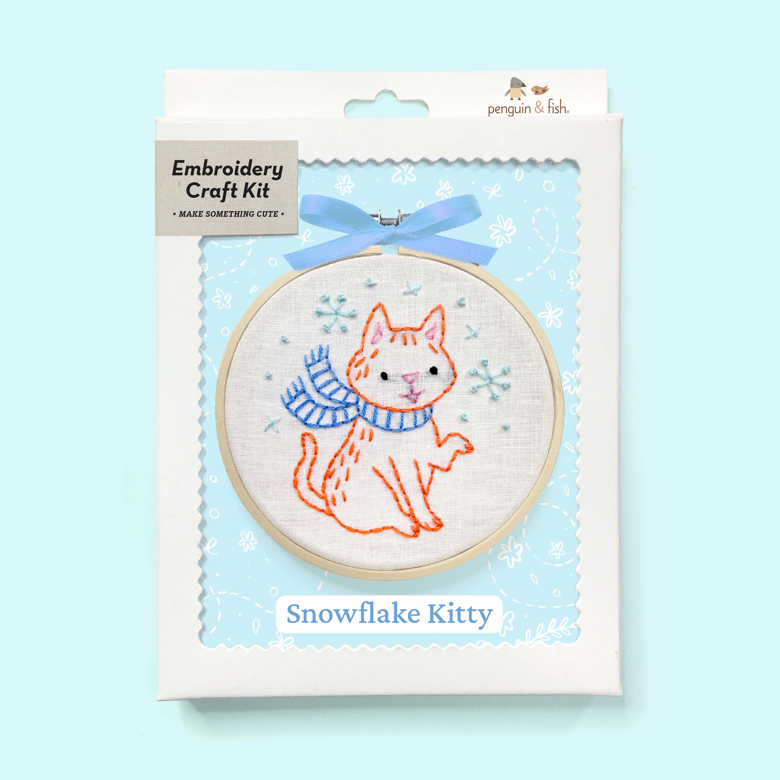 Kitty Snowflake Patterns Cute Creatures Paper Snowflake Bundle (10