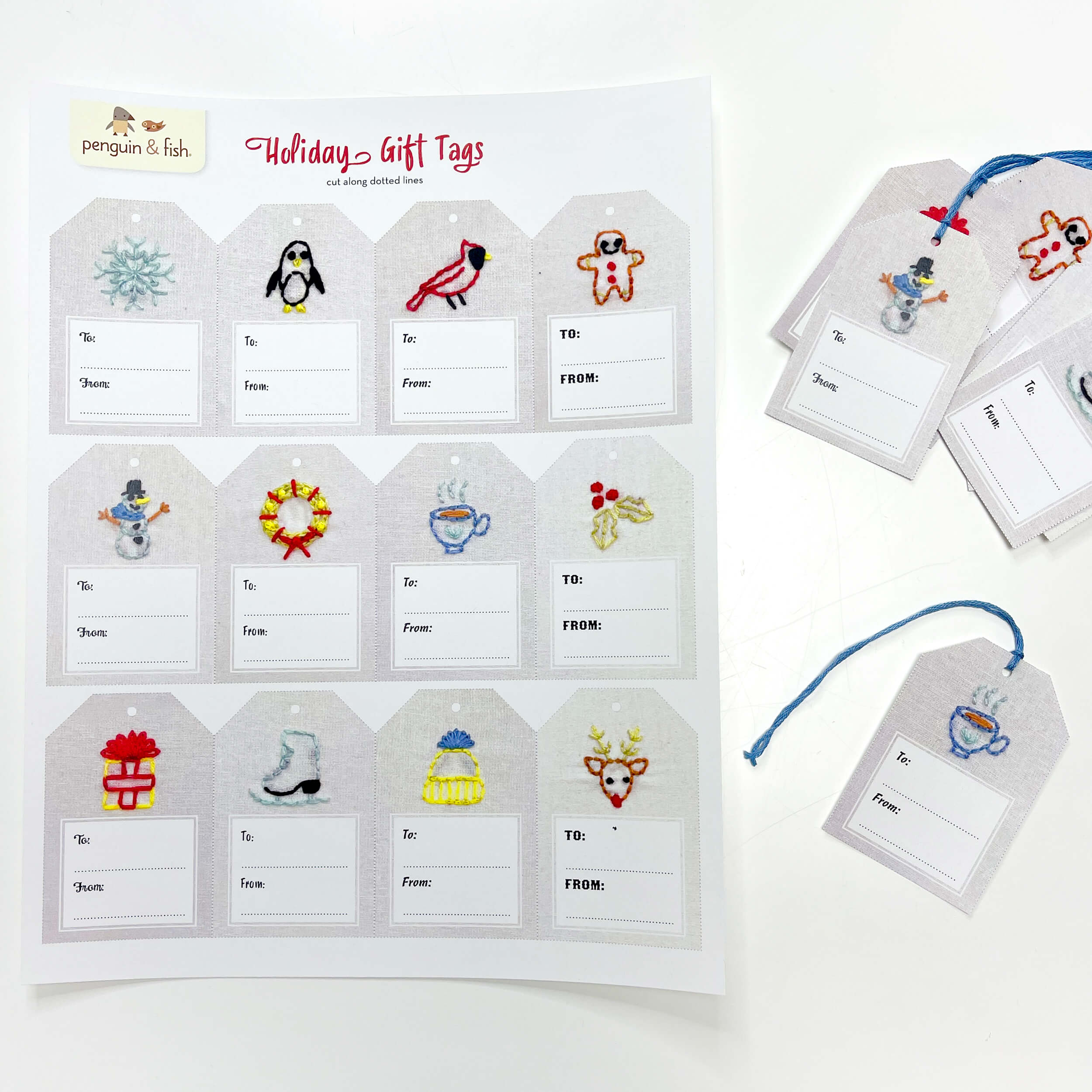 Holiday Gift Tag - PDF