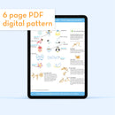 Snowy Icons - PDF pattern