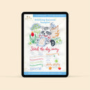 Stitching Raccoon Sampler - PDF - Freebie