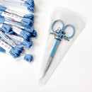 4.5-inch colorful straight embroidery scissors