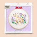 Summer Fox embroidery kit