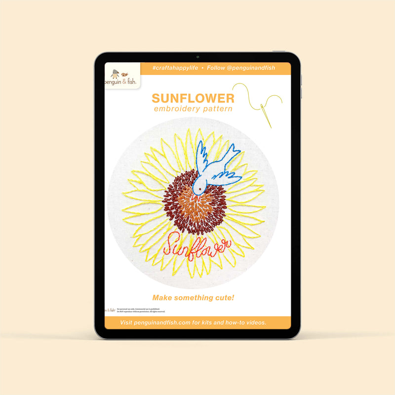 Sunflower - PDF pattern