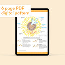 Sunflower - PDF pattern