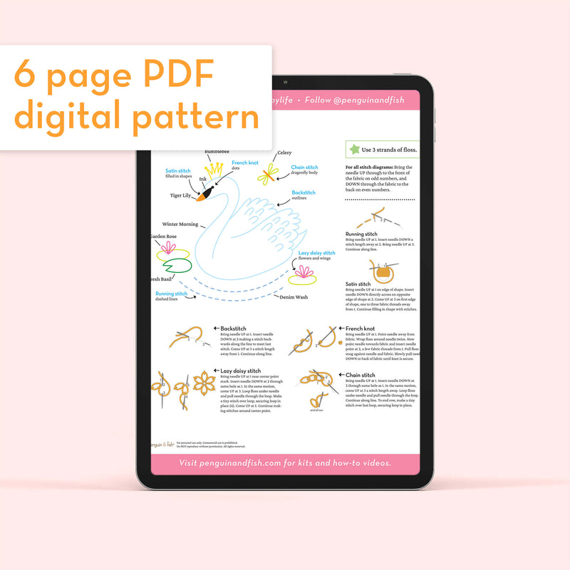 Swan - PDF pattern
