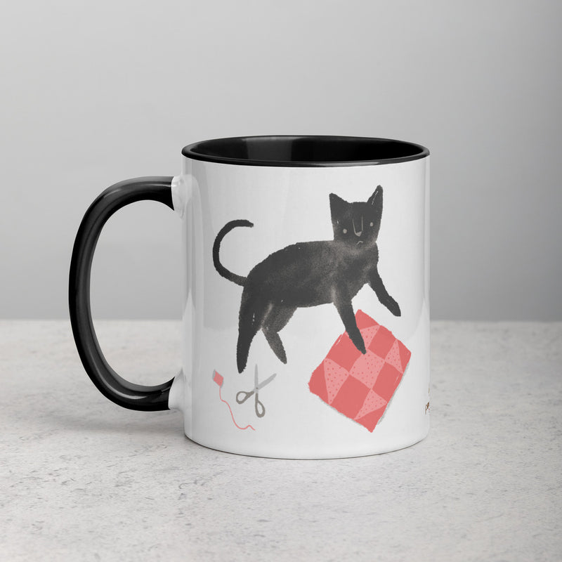 Quilty Kitty coffee mug