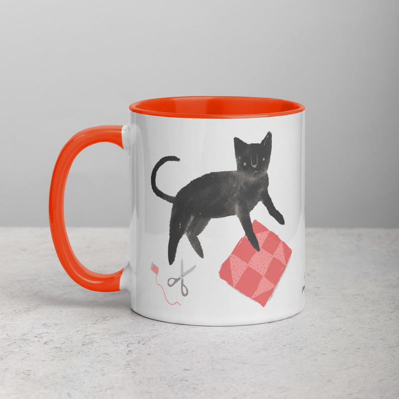 Quilty Kitty coffee mug