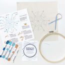 Winter Love Snowflake embroidery kit