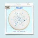 Winter Love Snowflake embroidery kit
