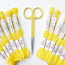 4.5-inch colorful straight embroidery scissors